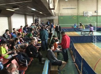 Juniori u juniorke iz regiona odmerili snage u stonom tenisu, 21. februar 2016. (RTV Bor)