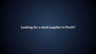 High Quality Steel Suppliers Perth - TCG Industries