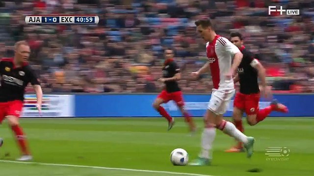 All Goals Holland Eredivisie - 21.02.2016, AFC Ajax 3-0 SBV Excelsior