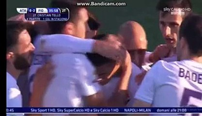 0-2 Cristian Tello - Atalanta 0-2 Fiorentina 21-02-2016