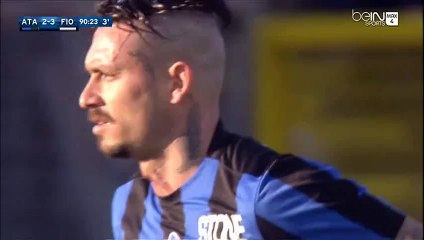 Mauricio Pinilla Goal HD - Atalanta 2-3 Fiorentina - 21-02-2016