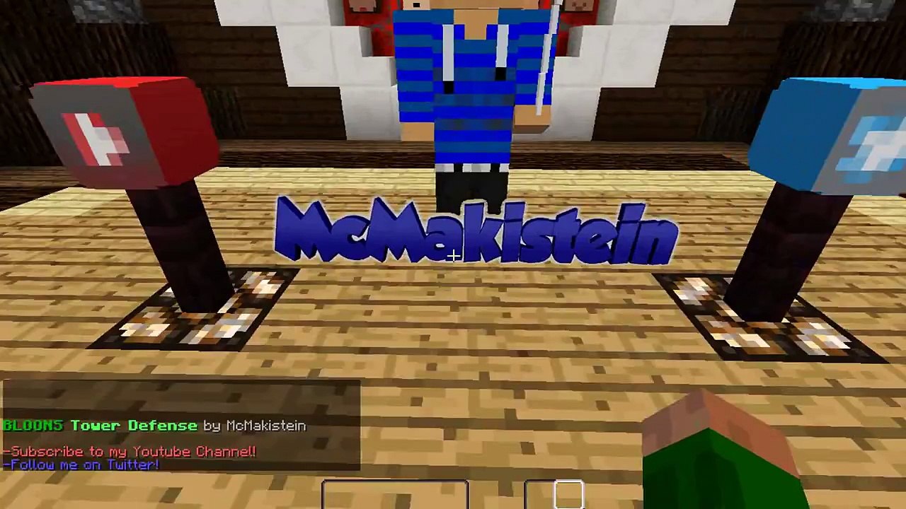 Minecraft - BLOONS TOWER DEFENCE IN MINECRAFT!