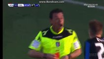 Andrea Conti Horror & Gets Red Card - Atalanta v. Fiorentina 21-02-2016