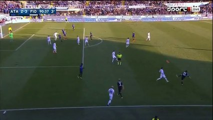 2-3 Pinilla Goal Italy  Serie A - 21.02.2016, Atalanta Bergamo 2-3 Fiorentina