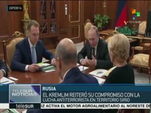 Rusia aboga por solución política del conflicto en Siria