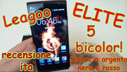 Leagoo Elite 5 recensione italiano unboxing ita cinafonino 5.5" quadcore mt6735 2gb ram 16gb rom dual sim 4000 mah battery best smartphone android 5.5" less 130$