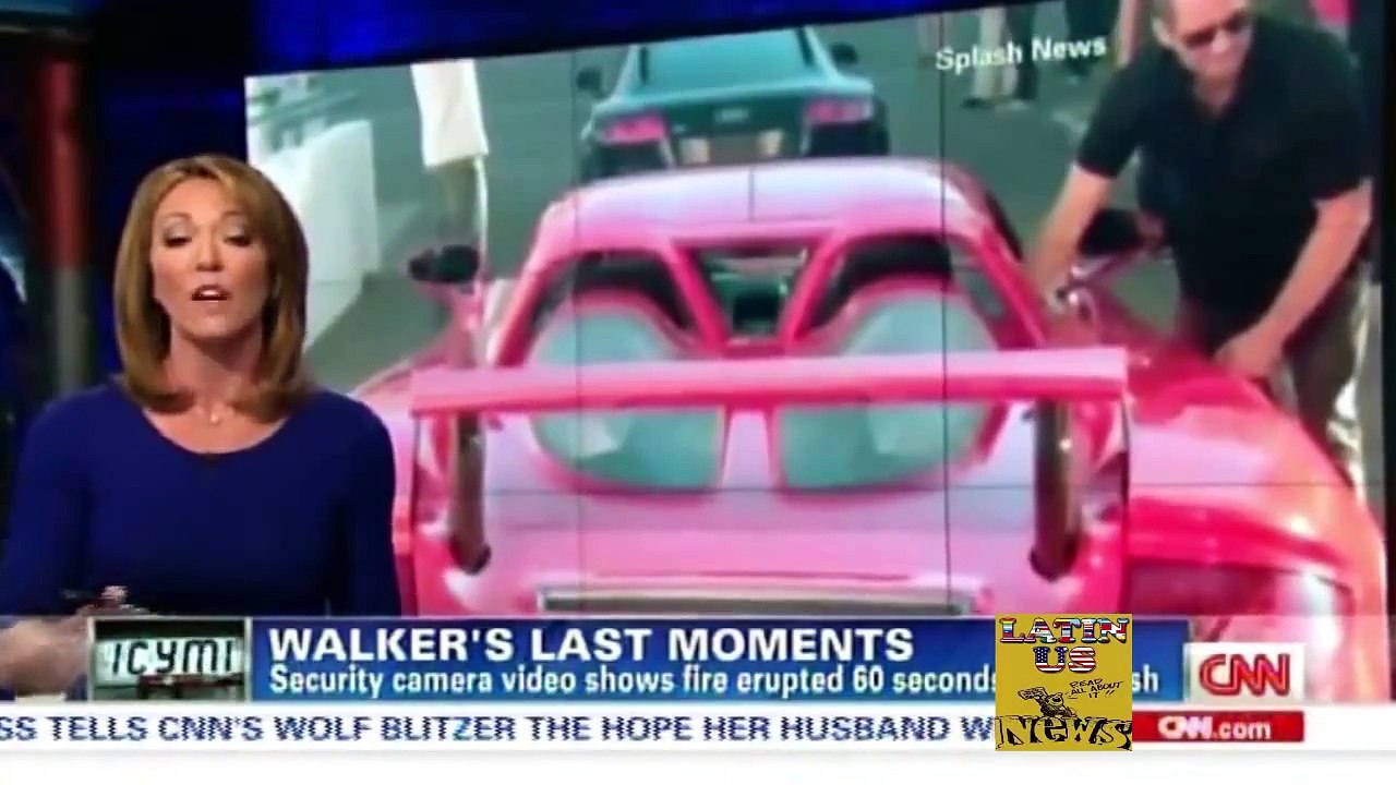 Paul Walker Car Crash NEW VIDEO death scene Porsche GT crash on fire Caught on camera!