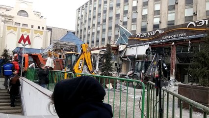 Снос ТЦ Пирамида на Пушкинской