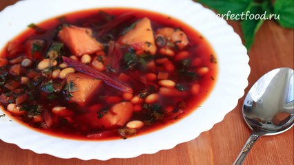 Постный борщ с крапивой и шпинатом. Добрые вегетарианские рецепты