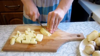 Постный гречневый суп с грибами - рецепт