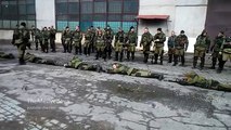 Ополченцы проводят тренировку с БМД / Militias to train with BMD