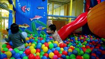 Indoor playground for kids with many fun kids toys, balls, cars, and sand toys Kids Studio
