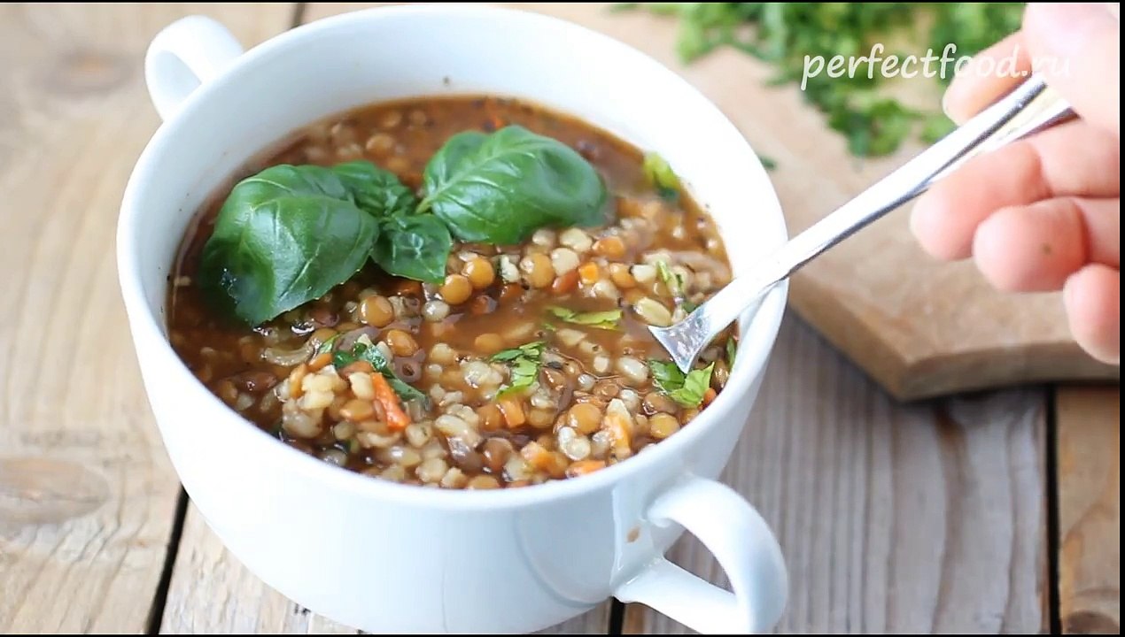 Турецкий суп из булгура и чечевицы. Добрые вегетарианские рецепты