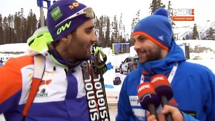 Интервью Мартена Фуркада - Спринт Мужчины 4.02.2016 - Биатлон 2016