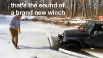 Jeep Truck is getting stuck in a Pond for no Reasons..