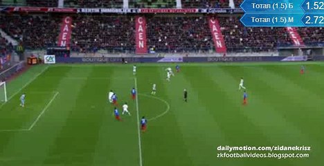Saidi Ntibazonkiza Goal HD - Caen 1-0 Rennes 21.02.2016 HD