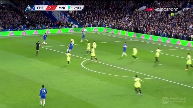 3-1 Gary Cahill Goal HD - Chelsea 3-1 MAnchester City 21.02.2016 HD
