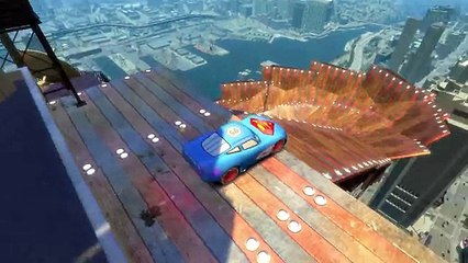 Disney Lightning McQueen Cars Nursery Rhymes & Superman Songs for Children with Action