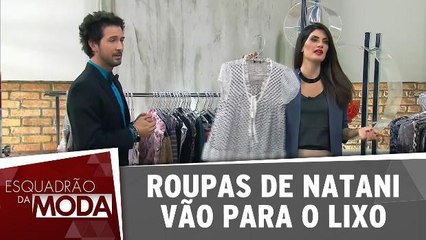 Roupas de Natani vão para o lixo