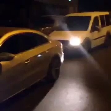 Наглый водитель не на того нарвался