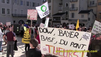 Manifestation contre les pesticides à Chambéry