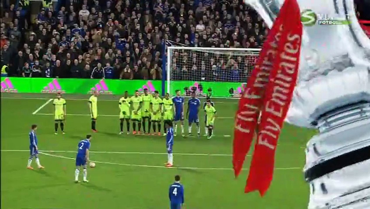 Eden Hazard Goal HD - Chelsea FC 4-1 Manchester City FA Cup 21.02.2016