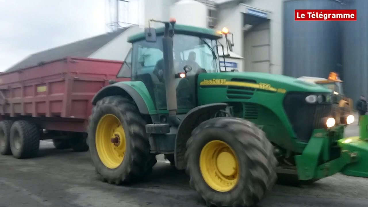 Quimperlé. Des agriculteurs manifestent en direction de Rosporden