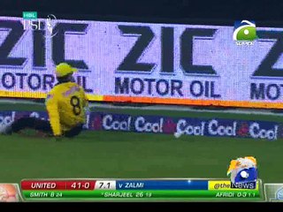 Sharjeel hits fist century of PSL to lift Islamabad United to 176-3