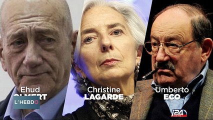 Ehud Olmert/ Christine Lagarde / Umberto Eco