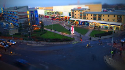 Cambridge hyperlapse/timelapse - traffic at dusk