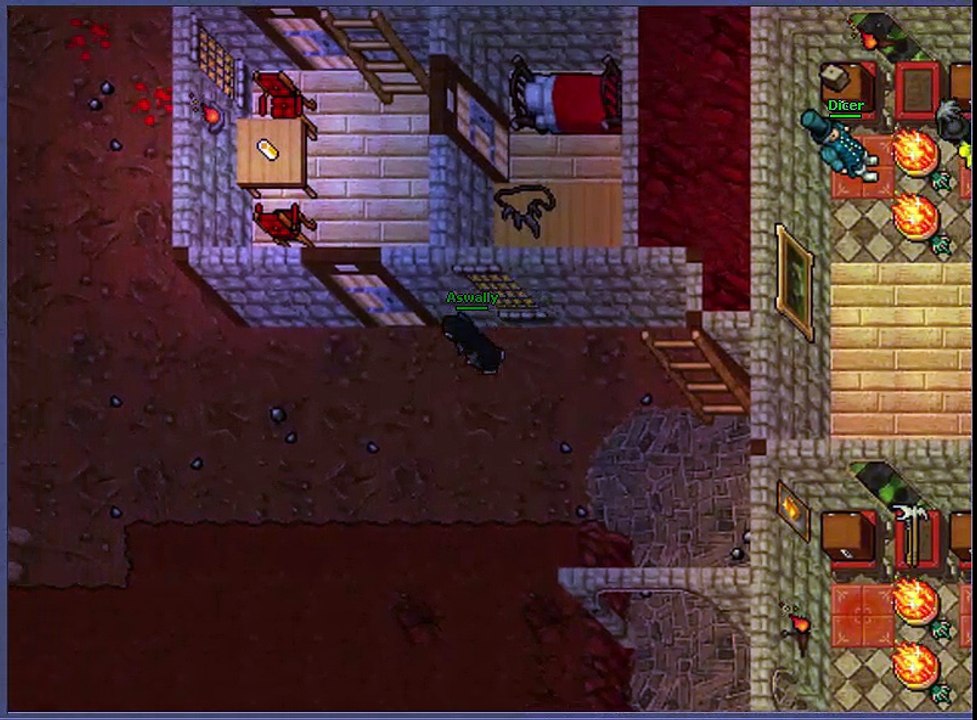 Gameplay Tibia Server Part3 No sounds for the Game