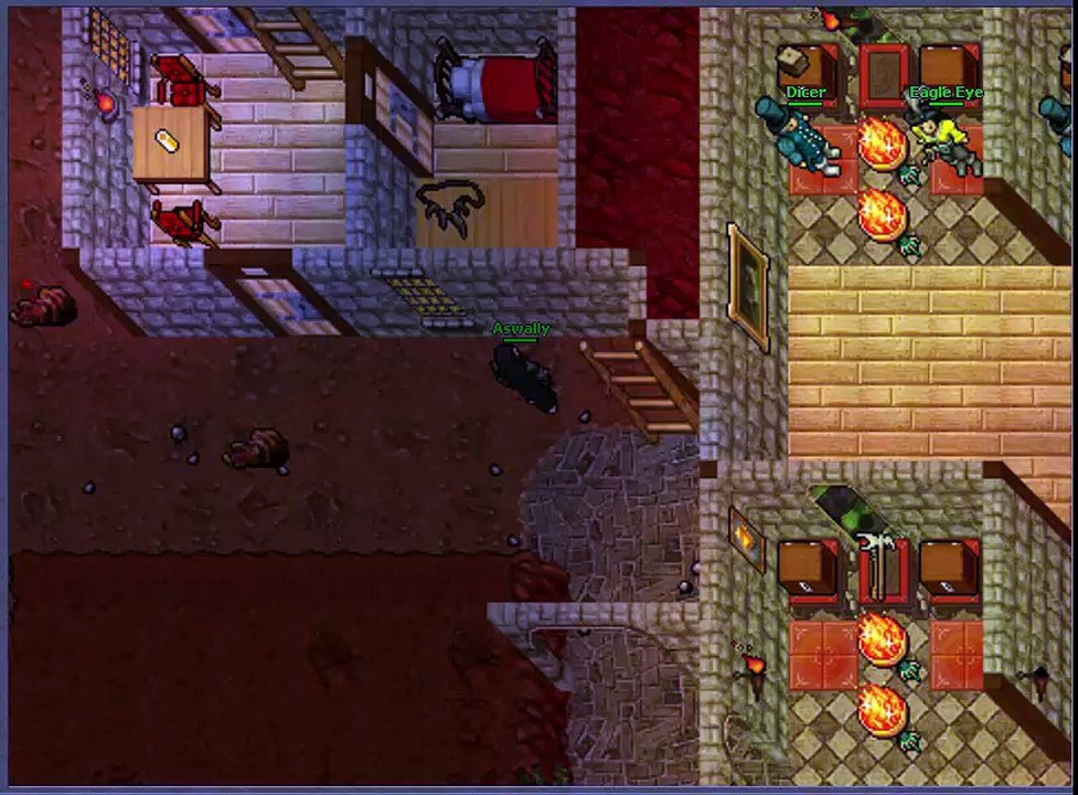 Gameplay Tibia Server Part2 No sounds for the Game