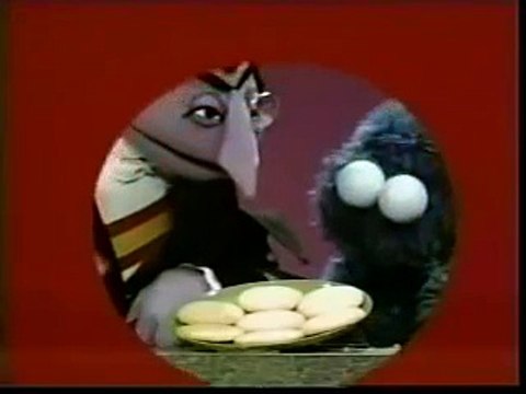 The Count meets Cookie Monster - Classic Sesame Street