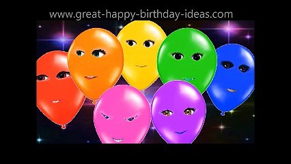 Singing Happy Birthday Balloons.