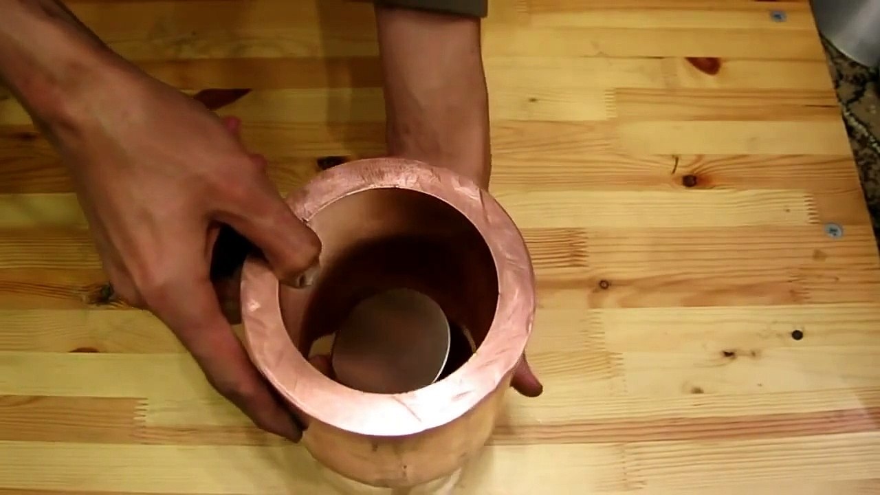 Crazy Science Trick: Magnets in a Copper Pine!