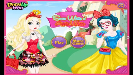 Snow White N Apple White - Cartoon Video Game For Girls
