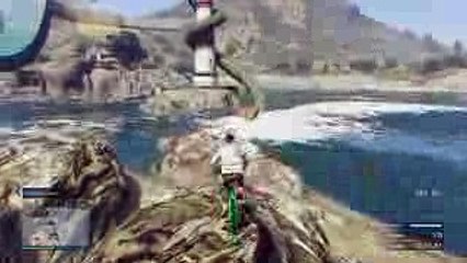 GTA V ONLINE - OH DIOS!! UN MONSTRUO MARINO!! - CARRERA GTA V ONLINE