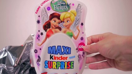 [OEUF] Kinder Surprise Maxi Disney Fairies de Pâques - Unboxing easter egg Maxi Kinder Su