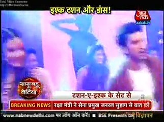 Dance karte Waqt Twikal se Badla lene ke liye Kunj ne Giraya Twinkal ko 21st February 2016 Tashan E Ishq