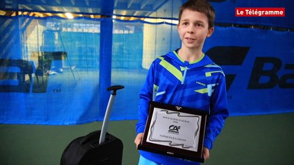 Auray. Tennis-Open Super 12 : Victoire de César Bouchelaghem (Le Télégramme)