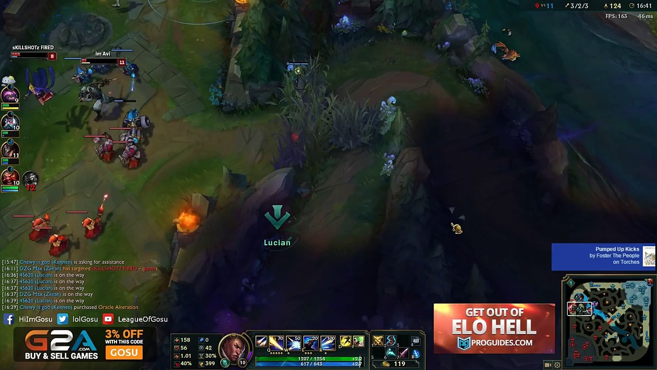 Insane Lucian 1v3
