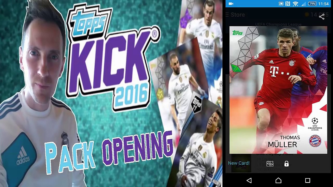 TOPPS KICK 2016 PACK OPENING! ANDROID 30K 4x PACK OPENING CHAMPIONS LEAGUE