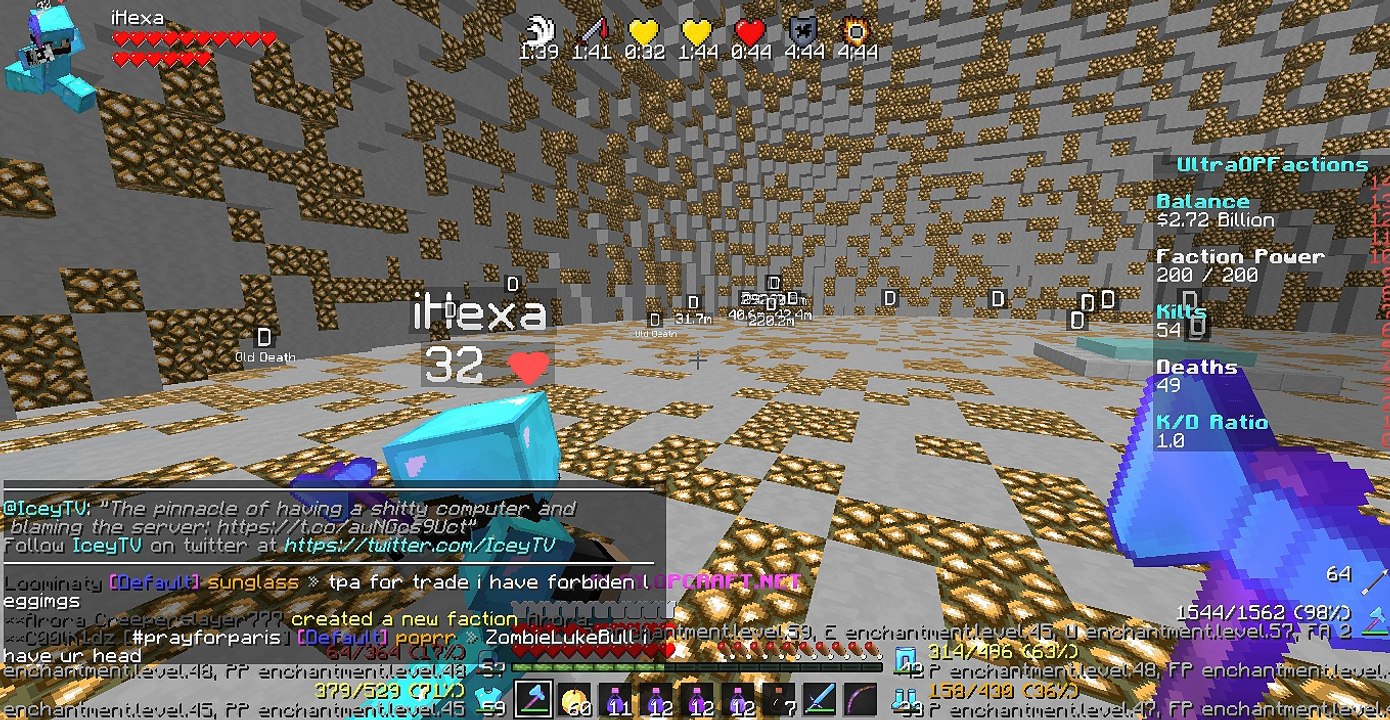iHexa Hacking On OPCraft