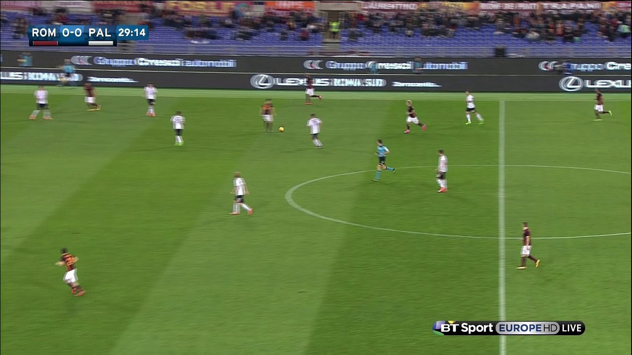 Edin Džeko Goal HD - AS Roma 1-0 Palermo 21-02-2016