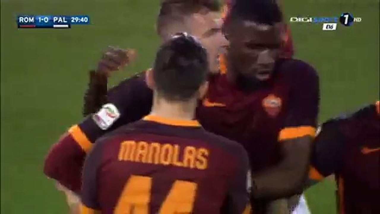 1-0 Edin Džeko SUPER Goal AS Roma 1-0 Palermo 21-02-2016