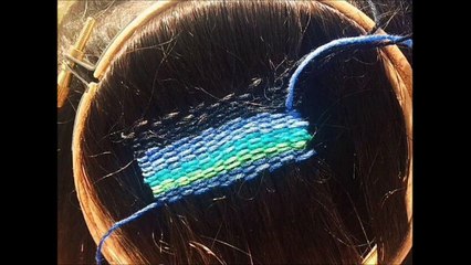 Ковры в волосах - новая странная мода