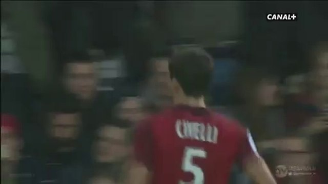 1-0 Renato Civelli Goal HD - Lille v. Lyon 21.02.2016 HD -