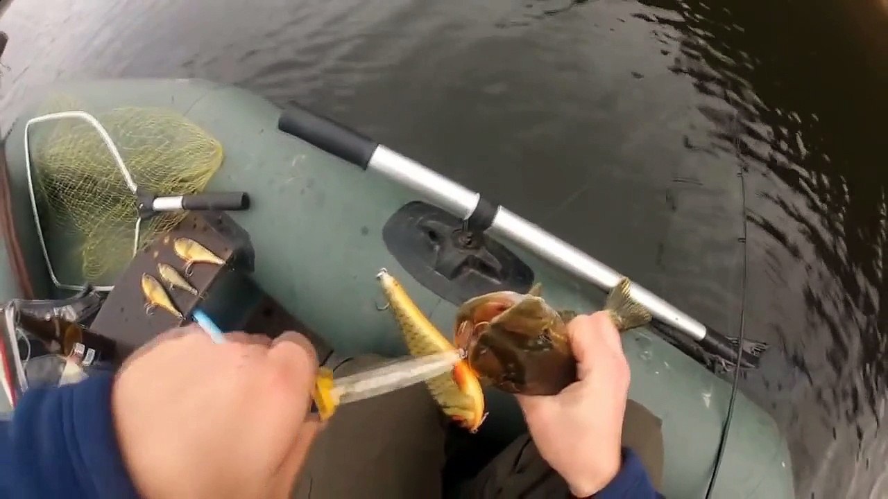 Spinning fishing lure pike - wobbler "roach." Best bait wobler for pike!