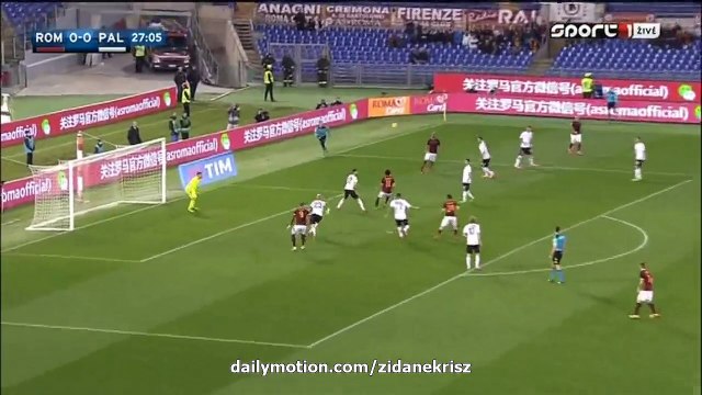 Edin Dzeko Incredible Miss - AS Roma v. Palermo 21.02.2016 HD