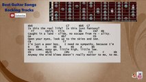 Bohemian Rhapsody - Queen Guitar Backing Track with scale, chords and lyrics